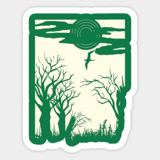 forest and wilderness, outdoor activity Sticker